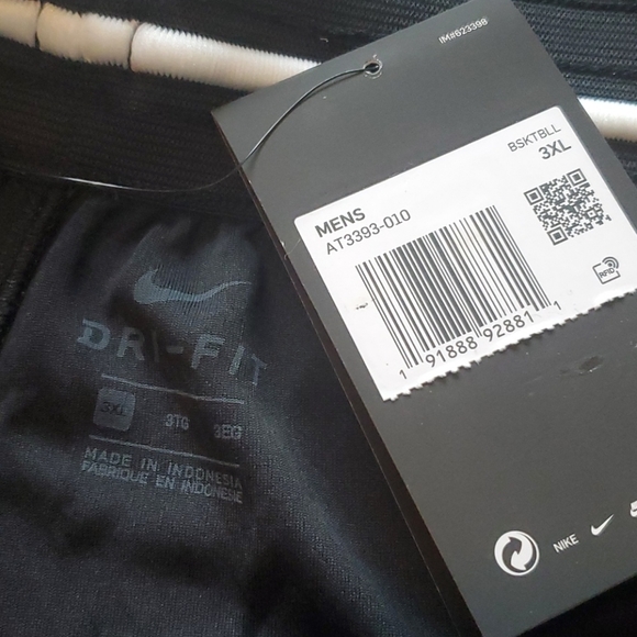 Nike Dri Fit Elite Stripe basketball Shorts 3XL - Picture 3 of 5